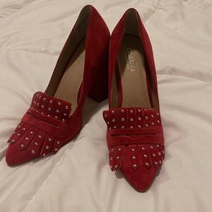 Charles David Red Pumps